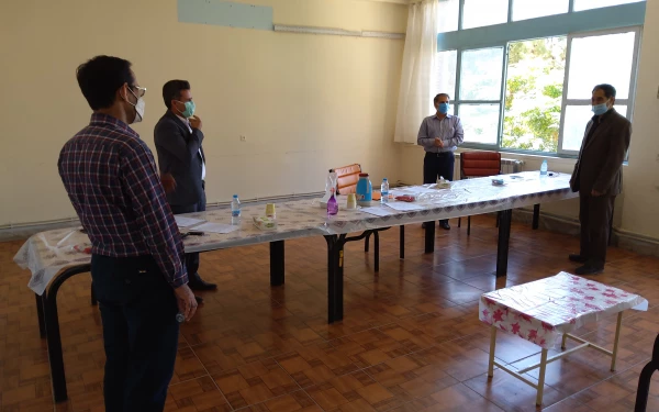 بازدید رئیس دانشگاه فرهنگیان کرمان از فرآیند انجام مصاحبه در پردیس خواجه نصیرالدین طوسی {برادران} 7