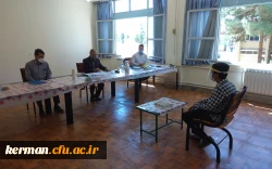 بازدید رئیس دانشگاه فرهنگیان کرمان از فرآیند انجام مصاحبه در پردیس خواجه نصیرالدین طوسی {برادران} 9