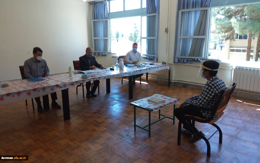 بازدید رئیس دانشگاه فرهنگیان کرمان از فرآیند انجام مصاحبه در پردیس خواجه نصیرالدین طوسی {برادران} 9