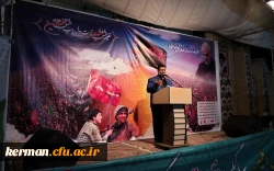 دکتر توان در هشتمین شب سوگواری اباعبدالله الحسین علیه السلام در دانشگاه فرهنگیان( پویش سفیران حسینی)
 آن چیزی که صدام و حامیانش در حمله به ایران محاسبه نکردند این بود که ما ملت امام حسینیم  2