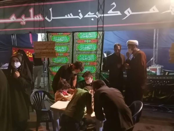 برپایی موکب توسط بسیج دانشجویی دانشگاه فرهنگیان استان کرمان 2