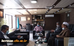 دکتر توان رئیس دانشگاه فرهنگیان کرمان با احمد اسکندری مدیر کل آموزش و پرورش استان دیدار کرد 2
