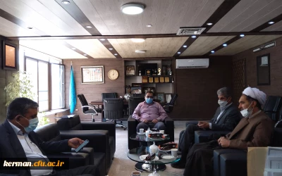 دکتر توان رئیس دانشگاه فرهنگیان کرمان با احمد اسکندری مدیر کل آموزش و پرورش استان دیدار کرد