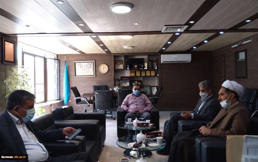 دکتر توان رئیس دانشگاه فرهنگیان کرمان با احمد اسکندری مدیر کل آموزش و پرورش استان دیدار کرد 3