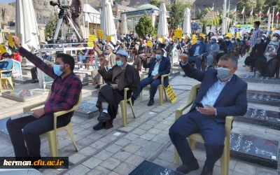 حضور دانشگاهیان دانشگاه فرهنگیان کرمان در اجتماع یوم الله 13آبان