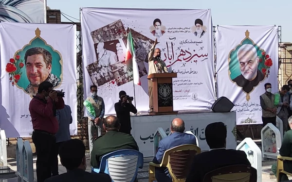 حضور دانشگاهیان دانشگاه فرهنگیان کرمان در اجتماع یوم الله 13آبان 3