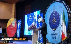 دکتر پورابراهیمی رئیس کمیسیون اقتصادی مجلس شورای اسلامی دراختتامیه جشنواره ملی پزوهش وفناوری 3