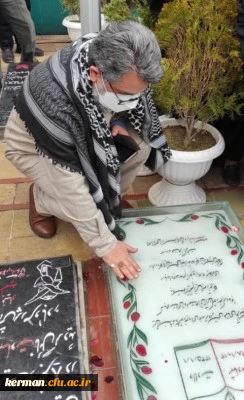 دردومین سالگرد شهادت سردار سلیمانی برگزار شد:
دیدار مروجین فرهنگ ایثار و شهادت سازمان مرکزی دانشگاه فرهنگیان از گلزار شهدای کرمان 2