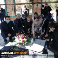 دردومین سالگرد شهادت سردار سلیمانی برگزار شد:
دیدار مروجین فرهنگ ایثار و شهادت سازمان مرکزی دانشگاه فرهنگیان از گلزار شهدای کرمان 2