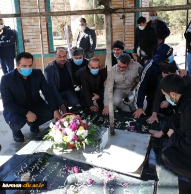 دردومین سالگرد شهادت سردار سلیمانی برگزار شد:
دیدار مروجین فرهنگ ایثار و شهادت سازمان مرکزی دانشگاه فرهنگیان از گلزار شهدای کرمان 2