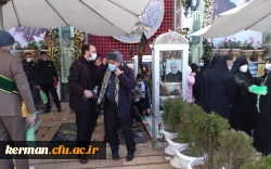 دردومین سالگرد شهادت سردار سلیمانی برگزار شد:
دیدار مروجین فرهنگ ایثار و شهادت سازمان مرکزی دانشگاه فرهنگیان از گلزار شهدای کرمان 3