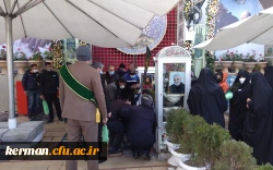 دردومین سالگرد شهادت سردار سلیمانی برگزار شد:
دیدار مروجین فرهنگ ایثار و شهادت سازمان مرکزی دانشگاه فرهنگیان از گلزار شهدای کرمان 3