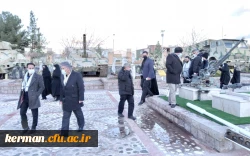 دردومین سالگرد شهادت سردار سلیمانی برگزار شد:
دیدار مروجین فرهنگ ایثار و شهادت سازمان مرکزی دانشگاه فرهنگیان از گلزار شهدای کرمان 3