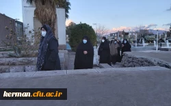 دردومین سالگرد شهادت سردار سلیمانی برگزار شد:
دیدار مروجین فرهنگ ایثار و شهادت سازمان مرکزی دانشگاه فرهنگیان از گلزار شهدای کرمان 3