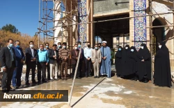 آیین غبار روبی وگل افشانی قبور مطهر شهدای گمنام دانشگاه فرهنگیان کرمان 6