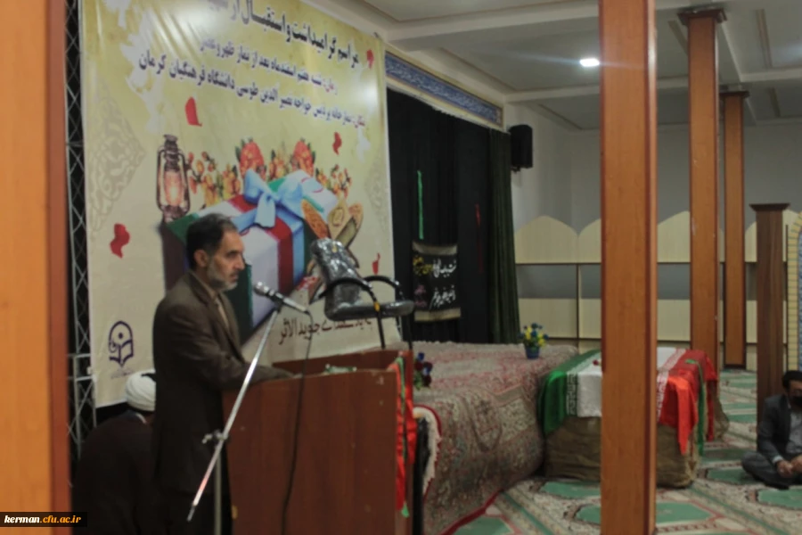 مراسم استقبال و وداع با شهید گمنام در دانشگاه فرهنگیان استان کرمان     2