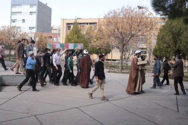 مراسم استقبال و وداع با شهید گمنام در دانشگاه فرهنگیان استان کرمان     6