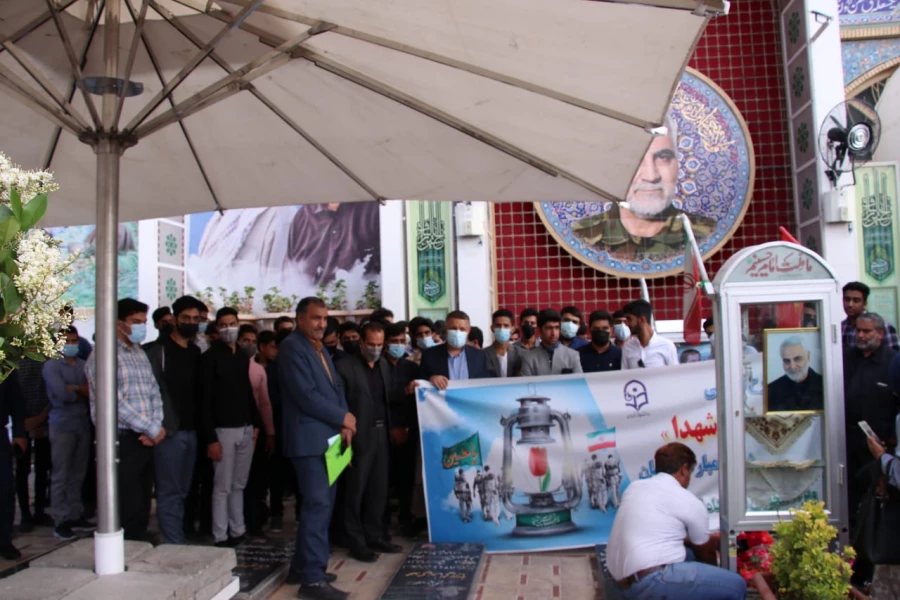 اردوی زیارتی "ضیافت شهداء"در جوار مرقد مطهر سردار دلها *شهید حاج قاسم سلیمانی *و گلزار شهدای کرمان 7