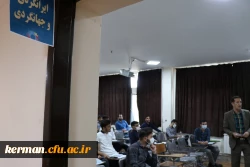 ششمین جشنواره رویش قطب یک کشور ،همراه با برگزاری دوره توانمندسازی دبیران کانون های مکتب شهی سلیمانی ، بیانیه گام دوم انقلاب اسلامی ،ایرانگردی و ایران شناسی دردانشگاه فرهنگیان استان کرمان 15