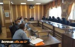 قدردانی دکتر توان از عوامل اجرایی برگزاری جشنواره کشوری رویش در دانشگاه فرهنگیان کرمان 2