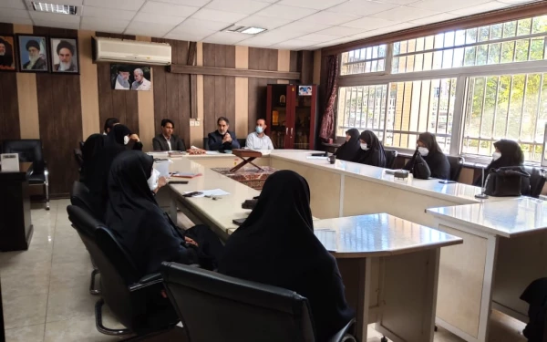 جلسه هماهنگی عوامل اجرایی مصاحبه از معرفی شدگان چند برابر ظرفیت ورود به دانشگاه فرهنگیان در پردیس شهید باهنر برگزار شد 2