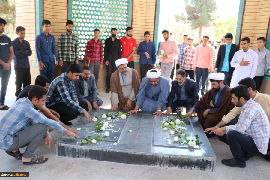 چهارمین سالگرد تدفین شهدای گمنام دانشگاه فرهنگیان استان کرمان برگزار شد  2