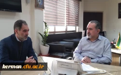 رئیس دانشگاه فرهنگیانکرمان با مدیر کل راه وشهرسازی استان دیدار کرد 2