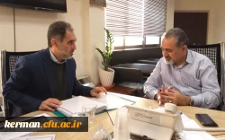 رئیس دانشگاه فرهنگیانکرمان با مدیر کل راه وشهرسازی استان دیدار کرد 3