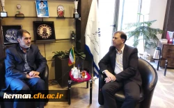 دیدار رئیس دانشگاه فرهنگیان کرمان با سرپرست سازمان مدیریت وبرنامه ریزی استان  2