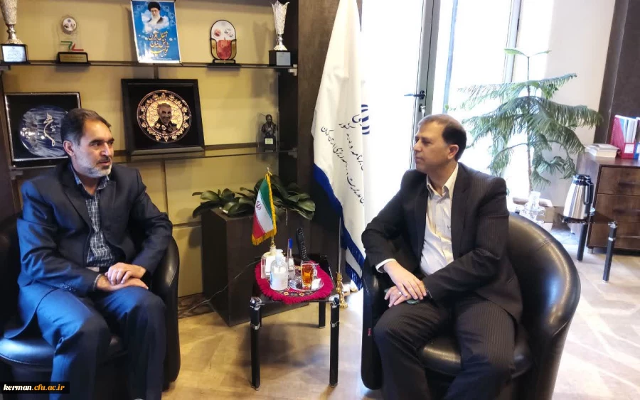 دیدار رئیس دانشگاه فرهنگیان کرمان با سرپرست سازمان مدیریت وبرنامه ریزی استان  2