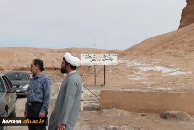 آماده سازی کمپ کویری شهدادجهت  برگزاری اردوی مدرسه تربیتی شهید سلیمانی