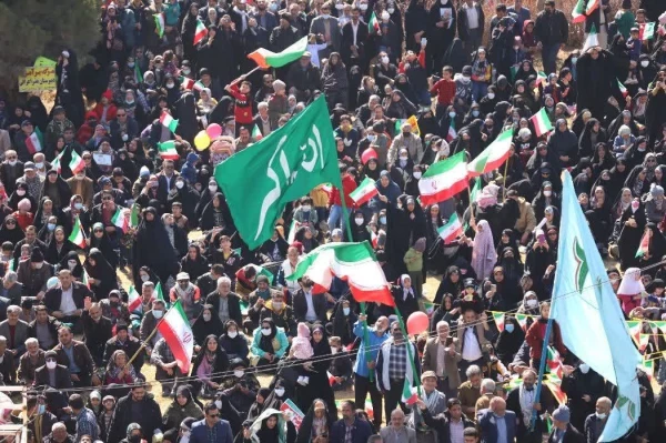  حضور جامعه دانشگاهیان فرهنگیان کرمان در  راهپیمایی یوم الله ۲۲ بهمن  2