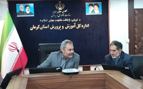 دیدار نوروزی رئیس دانشگاه فرهنگیان کرمان با مدیر کل آموزش وپرورش استان 2