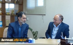 دیدار نوروزی رئیس دانشگاه فرهنگیان استان با رئیس دانشگاه شهید باهنرکرمان 2