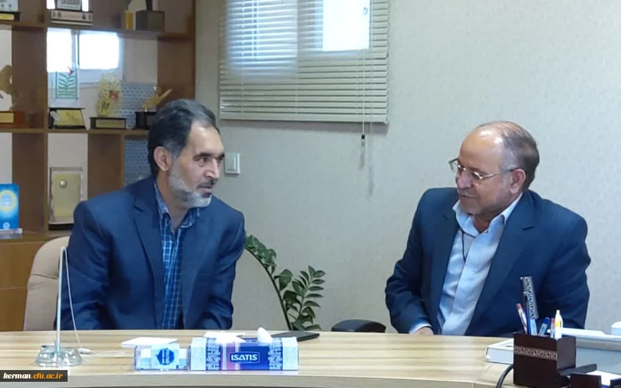دیدار نوروزی رئیس دانشگاه فرهنگیان استان با رئیس دانشگاه شهید باهنرکرمان 2