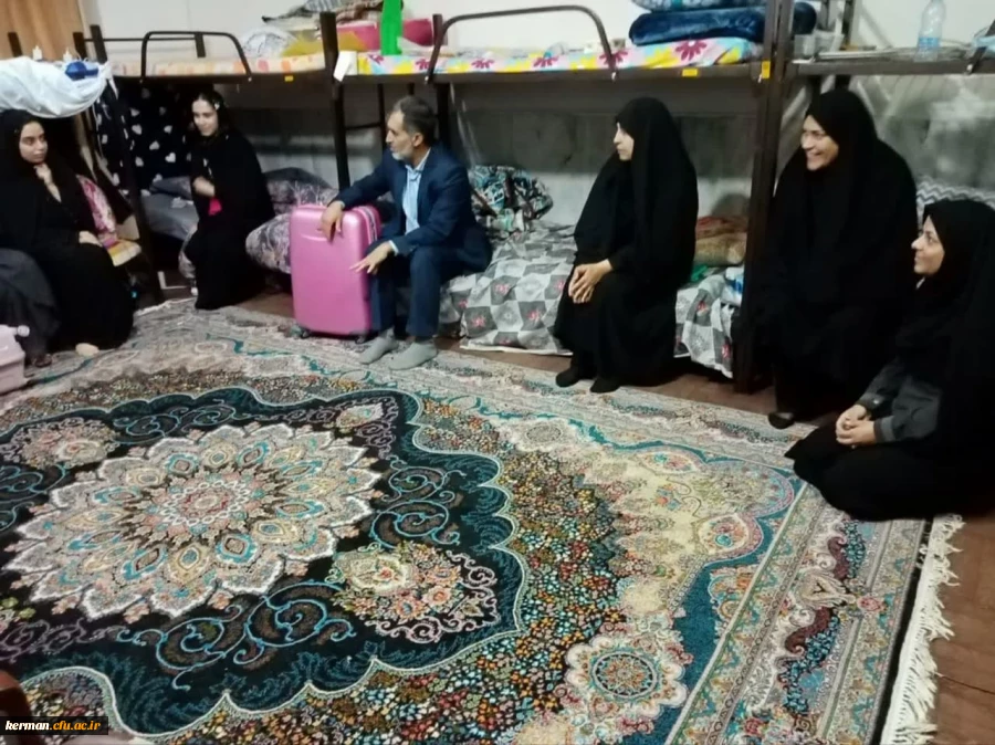 بازدید از سراهای دانشجویی پردیس شهید باهنر(سایت شهید رجایی) 2
