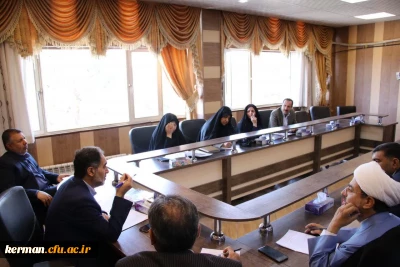 برگزاری جلسه کمیته تعمیر و تجهیز دانشگاه فرهنگیان استان کرمان