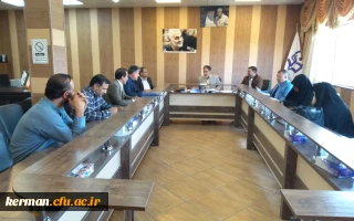 برگزاری جلسه کمیته تعمیر وتجهیز دانشگاه فرهنگیان کرمان