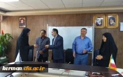 تجلیل از همکاران حوزه آموزش در جلسه شورای آموزشی دانشگاه فرهنگیان استان کرمان 7