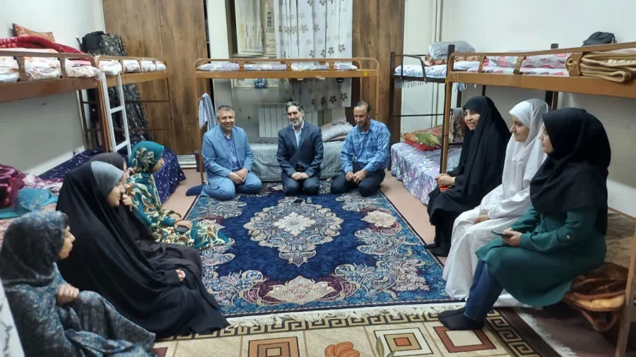 بازدیددکتر توان  از خوابگاه های دانشجویی پردیس شهیدباهنردانشگاه فرهنگیان کرمان 3