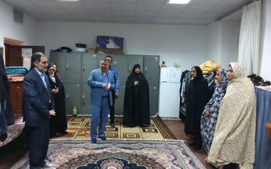 بازدیددکتر توان  از خوابگاه های دانشجویی پردیس شهیدباهنردانشگاه فرهنگیان کرمان 5