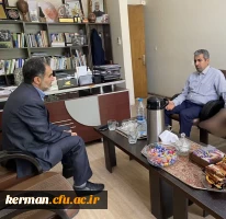  رئیس دانشگاه فرهنگیان کرمان با رئیس کمیسیون اقتصادی مجلس شورای اسلامی دیدار وگفتگو کرد 2