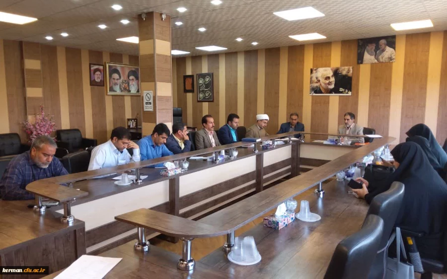 برگزاری جلسه شورای دانشجویی دانشگاه فرهنگیان استان کرمان  2