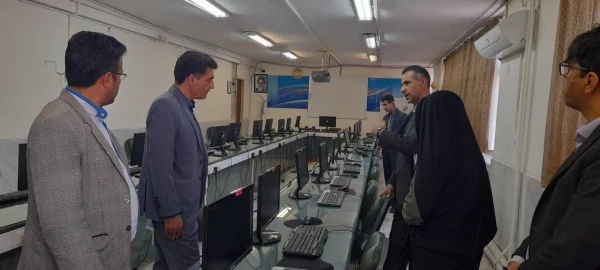 بازدیداز حوزه های آموزشی، پژوهشی، دانشجویی ،فرهنگی ، مالی ،اداری و فضای کالبدی توسط کارشناسان نظارت وارزیابی دانشگاه های استان 2