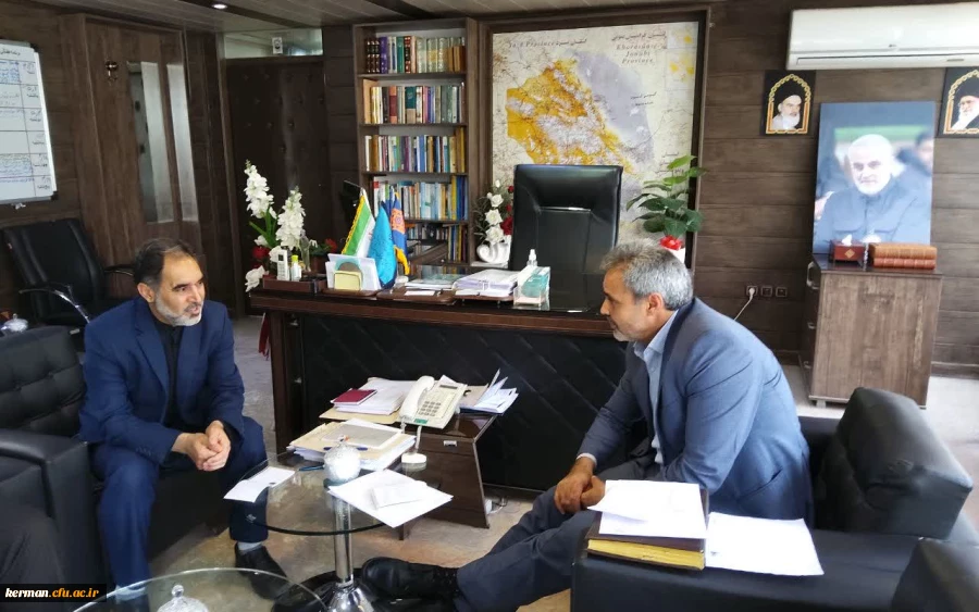  رئیس دانشگاه فرهنگیان کرمان و مدیر کل آموزش و پرورش استان دیدار وگفتگوکرد 2