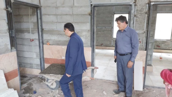 بازدیددکترتوان از پروژه درحال احداث سرای دانشجویی سایت عالامه طباطبایی پردیس شهید باهنردانشگاه فرهنگیان کرمان 2