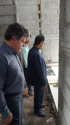 بازدیددکترتوان از پروژه درحال احداث سرای دانشجویی سایت عالامه طباطبایی پردیس شهید باهنردانشگاه فرهنگیان کرمان 4