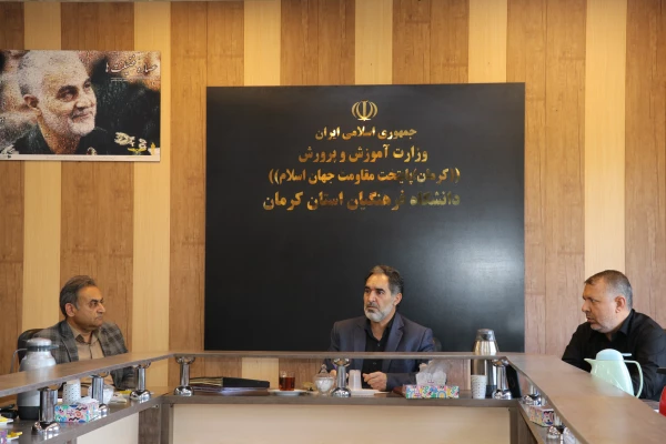 جلسه شورای دانشجویی دانشگاه فرهنگیان کرمان  2