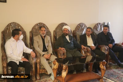 دیدار رئیس دانشگاه فرهنگیان کرمان با آزاده سرافراز دکتر حاج احمدصیفوری به مناسبت سالروز ورود آزادگان به میهن اسلامی