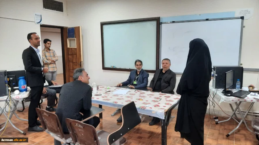  دکتر توان از مراحل انجام مصاحبه در پردیس خواجه نصیرالدین طوسی بازدید نمودند 2